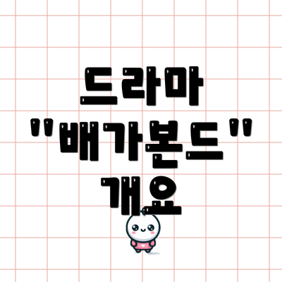 드라마 "배가본드" 개요