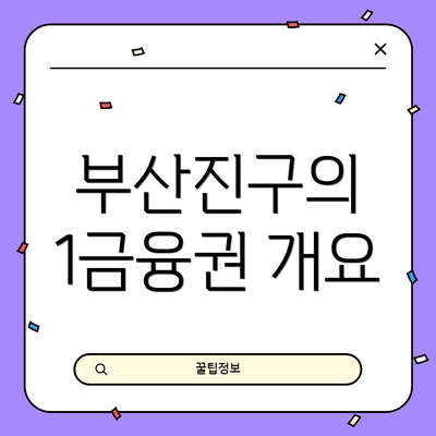 부산진구의 1금융권 개요