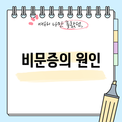 비문증의 원인