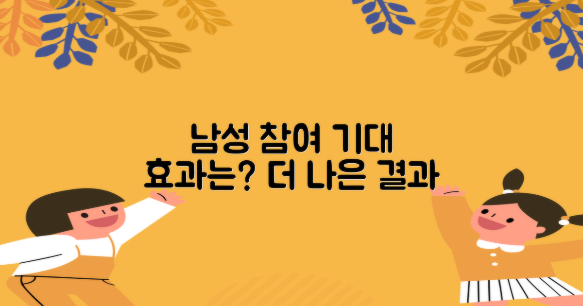 남성 참여, 기대 효과는?
