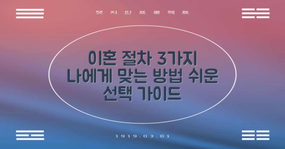 3가지 이혼 방법: 당신에게 맞는 절차 선택하기