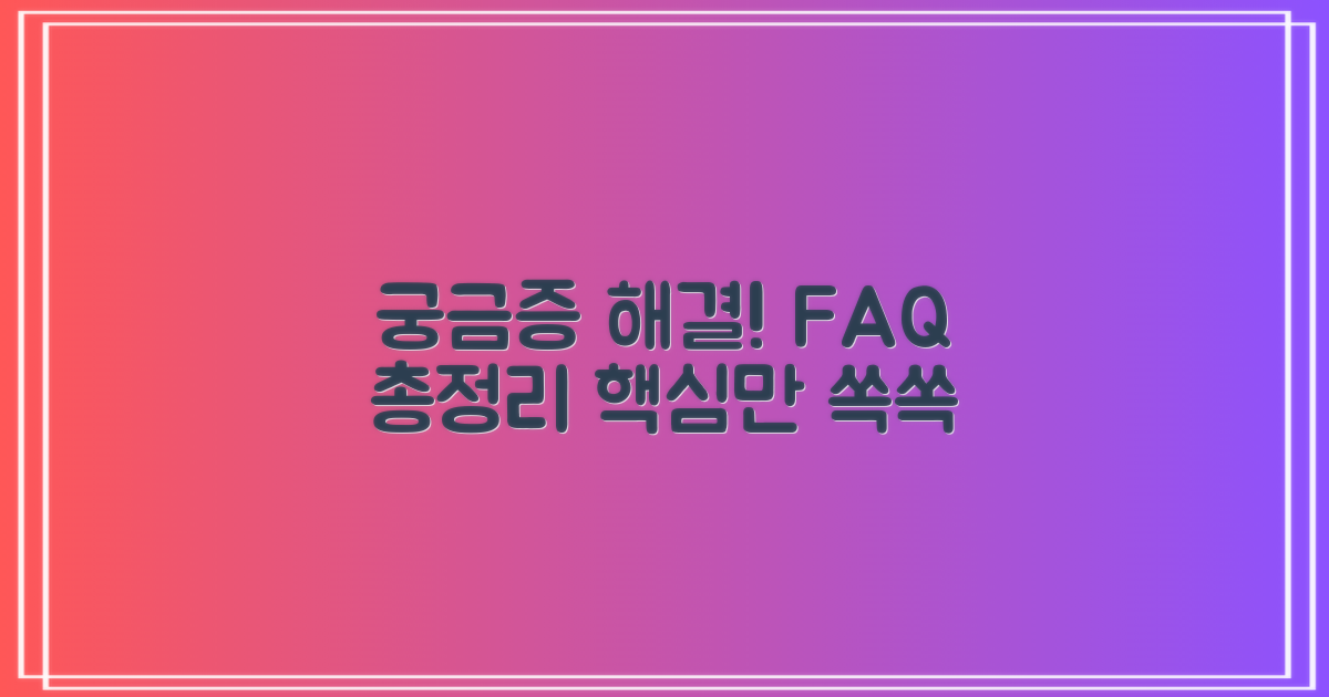 자주 묻는 질문