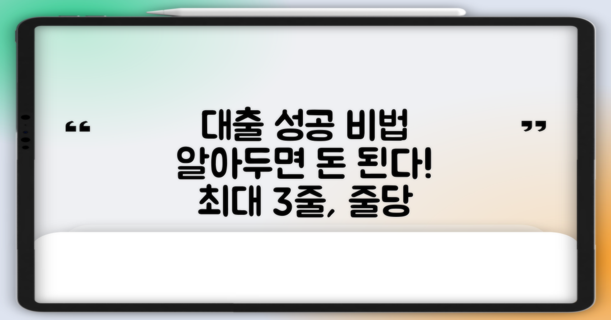 성공적인 대출 신청 노하우