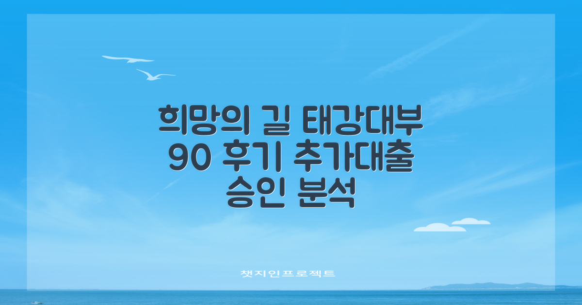신용회복, 희망의 길: 태강대부 추가대출 승인율 90% 후기 분석