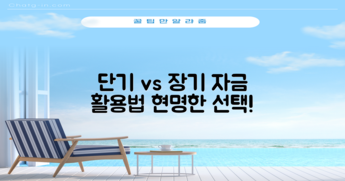 단기 계획 vs 장기 설계: 현명한 자금 활용 가이드