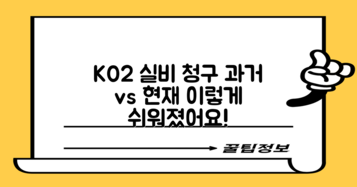 과거 vs 현재 보험 청구: 질병코드 K02 실비 청구, 이렇게 쉬워졌습니다!